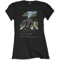 Ginza.se The Beatles: Ladies T-Shirt/Abbey Road 8 Track (Black) (Small)