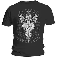 Ginza.se Avenged Sevenfold: Unisex T-Shirt/Cloak & Dagger (Black) (XX-Large)