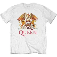 Ginza.se Queen: Unisex T-Shirt/Classic Crest (White) (XX-Large)