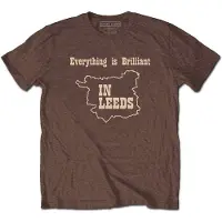Ginza.se Kaiser Chiefs: Unisex T-Shirt/Everything Is Brilliant (Chestnut Brown) (Back Print) (Large)