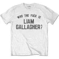 Ginza.se Liam Gallagher: Unisex T-Shirt/Who the Fuck¿ (White) (Medium)