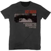 Ginza.se U2: Unisex T-Shirt/War Red Rocks (Vintage Black) (Large)