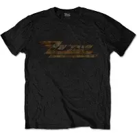 Ginza.se ZZ Top: Unisex T-Shirt/Twin Zees Vintage (Black) (Medium)