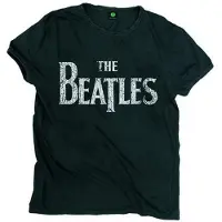 Ginza.se The Beatles: Unisex T-Shirt/Vintage Drop T Logo (Black) (Small)