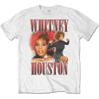 Ginza.se Whitney Houston: Unisex T-Shirt/90s Homage (White) (Small)