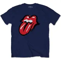 Ginza.se The Rolling Stones: Unisex T-Shirt/No Filter Tongue (Navy Blue) (X-Large)