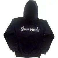 Ginza.se J Cole: Unisex Pullover Hoodie/Choose Wisely (Black) (Back Print) (Small)