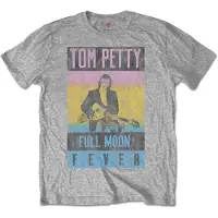 Ginza.se Tom Petty & The Heartbreakers: Unisex T-Shirt/Full Moon Fever (Sports Grey) (Soft Hand Inks) (Large)