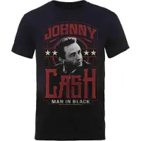Ginza.se Johnny Cash: Unisex T-Shirt/Man In Black (Black) (X-Large)