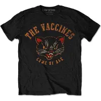 Ginza.se The Vaccines: Unisex T-Shirt/Cat (Black) (X-Large)