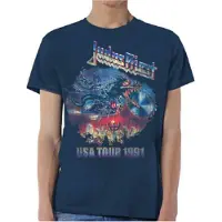 Ginza.se Judas Priest: Unisex T-Shirt/Painkiller US Tour 91 (Navy Blue) (X-Large)