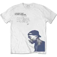 Ginza.se Tupac: Unisex T-Shirt/A River ¿ (White) (Small)