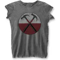 Ginza.se Pink Floyd: Ladies Burnout T-Shirt/The Wall Hammers (Charcoal Grey) (Large)