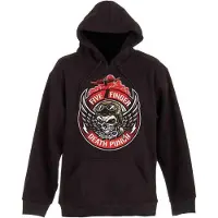 Ginza.se Five Finger Death Punch: Unisex Pullover Hoodie/Bomber Patch (Black) (Small)