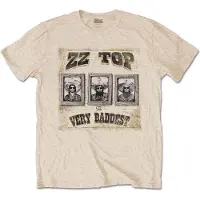 Ginza.se ZZ Top: Unisex T-Shirt/Very Baddest (Sand) (Medium)