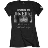 Ginza.se John Lennon: Ladies T-Shirt/Listen (Black) (Small)