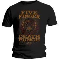 Ginza.se Five Finger Death Punch: Unisex T-Shirt/Wanted (Black) (Small)