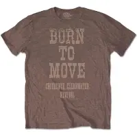 Ginza.se Creedence Clearwater Revival: Unisex T-Shirt/Born To Move (Chestnut Brown) (Small)