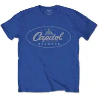 Ginza.se Capitol Records: Unisex T-Shirt/Logo (Blue) (Large)