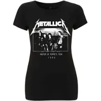 Ginza.se Metallica: Ladies T-Shirt/Masters of Puppets Photo Damage Inc Tour (Black) (Medium)