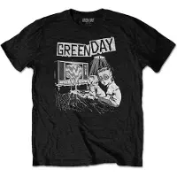 Ginza.se Green Day: Unisex T-Shirt/TV Wasteland (Black) (X-Large)