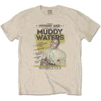 Ginza.se Muddy Waters: Unisex T-Shirt/Peppermint Lounge (Sand) (X-Large)