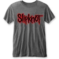 Ginza.se Slipknot: Unisex Burnout T-Shirt/Logo (Charcoal Grey) (Large)