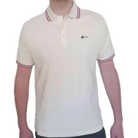 Ginza.se Pink Floyd: Unisex Polo Shirt/Dark Side of the Moon Prism (Natural) (X-Large)