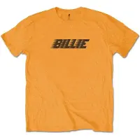 Ginza.se Billie Eilish: Kids T-Shirt/Racer Logo & Blohsh (Orange) (Back Print) (7-8 Years)