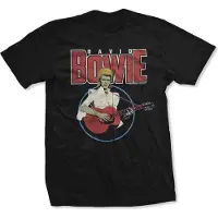 Ginza.se David Bowie: Unisex T-Shirt/Acoustic Bootleg (Black) (Large)