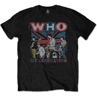 Ginza.se The Who: Unisex T-Shirt/My Generation Sketch (Black) (X-Large)