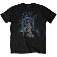Ginza.se Rod Stewart: Unisex T-Shirt/Scribble Photo (Black) (X-Large)