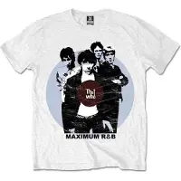 Ginza.se The Who: Unisex T-Shirt/Maximum Rhythm & Blues (White) (Large)