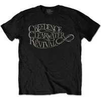 Ginza.se Creedence Clearwater Revival: Unisex T-Shirt/Vintage Logo (Black) (Small)