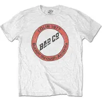 Ginza.se Bad Company: Unisex T-Shirt/Burnin' Through America (White) (X-Large)
