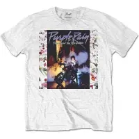 Ginza.se Prince: Unisex T-Shirt/Purple Rain Album (White) (Large)