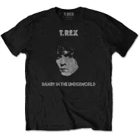 Ginza.se T-Rex: Unisex T-Shirt/Dandy (Black) (Medium)