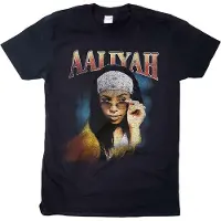 Ginza.se Aaliyah: Unisex T-Shirt/Trippy (Black) (Large)