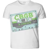 Ginza.se CBGB: Unisex Sublimation T-Shirt/Tape (White) (Medium)