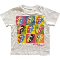 Ginza.se The Rolling Stones: Kids Toddler T-Shirt/Two-Tone Tongues (White) (18 Months)