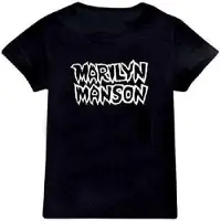 Ginza.se Marilyn Manson: Kids T-Shirt/Classic Logo (Black) (12-13 Years)