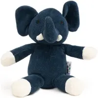 Naturezoo Gosedjur - 18 cm - Elefant - Mörkblå - - One Size - Gosedjur