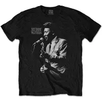 Ginza.se Muddy Waters: Unisex T-Shirt/Muddy Live (Black) (Medium)
