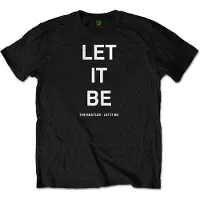 Ginza.se The Beatles: Unisex T-Shirt/Let It Be (Black) (Back Print) (XX-Large)