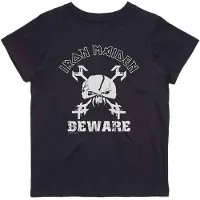 Ginza.se Iron Maiden: Kids T-Shirt/Beware (Black) (Glitter Print) (11-12 Years)