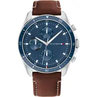 Tommy Hilfiger Klocka - - 1791837 - Kvarts - Brunt läder - Multitavlor