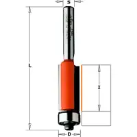 Cmt Kopieringsfräs ; S=8 mm; D=12,7 mm