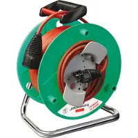Brennenstuhl 1188470 Kabelvinda 40 m Röd Jordad stickpropp