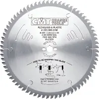 Cmt Sågklinga för plast 222; 250x2,8x30; Z80; -3°