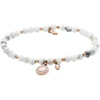 Fossil Armband 'VINTAGE MOTIFS' grå / vit